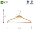 HOT SALE MEN SHIRTS WOODEN HANGER WITH STICKY